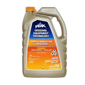 Peak Naob53-01 Oet Extended Life Orange Antifreeze/coolant 50/50 1 Gal. For Vehicles