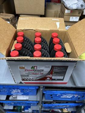Bp7119 Penn Grade Brad 20w50 High Zinc Performance Racing Race Engine Oil 12 Quarts Case
