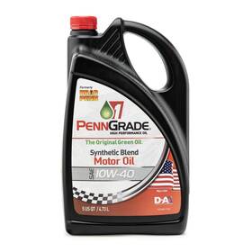 Grade1 Penn 816558025262 Grade 1 71440 Synthetic Blend High Performance Oil Sae 10w-40 5 Quart