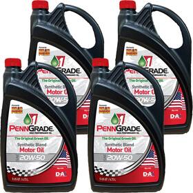 71196 Penngrade 1 71190 4-pack Brad Penn / Semi-synthetic Hp Engine Oil 20w50 20 Qt