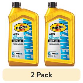 0594118781 Pennzoil 2 Pack Platinum Euro L Full Synthetic 5w-30 Motor Oil 1 Quart