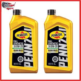 1092664 Pennzoil Full Synthetic Engine Oil 0w-20 2 Quart Pack Free Shipping