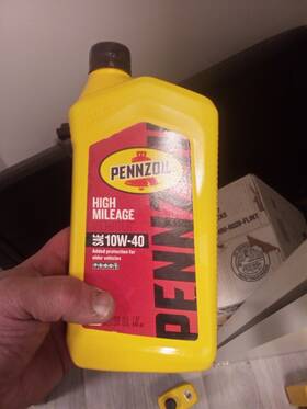 350253 Pennzoil High Mileage Conventional Engine Oil 10w-30 1 Quart 2 Pack