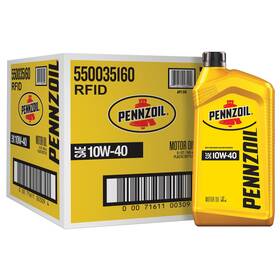 550035160 Pennzoil 10w-40 Motor Oil 1 Quart 6 Pack Amber/brown