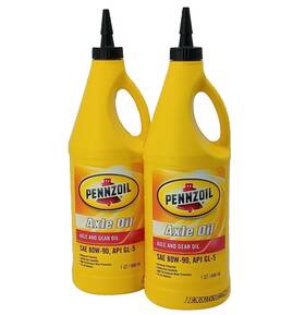 550042102 Pennzoil Axle And Gear Oil Sae 80w-90 Api Gl-5 2 Pack 1 Quart Each