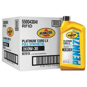 550043041 Pennzoil Platinum Euro Lx Full Synthetic 0w-30 Motor Oil 1 Quart Yellow 550043041 Pennzoil Platinum Euro Lx Full Synthetic 0w-30 Motor Oil 1 Quart Yellow