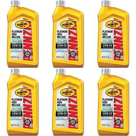 Pennzoil 550046634 Platinum High Mileage Motor Oil 0w20 Full Synthetic 1 Quart Case Of 6 New