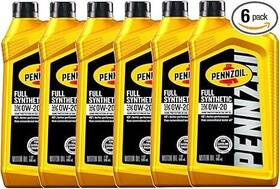 550058594 Pennzoil 0w-20 Gasoline Synthetic Motor Oil 1 Quart - Pack Of 6