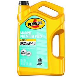 550063546 Pennzoil Marine Premium Plus Outboard 4-cycle 25w-40 Engine Oil 1 Gallon
