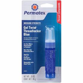 24010 Permatex 262318276680 Medium Strength Threadlocker Blue Gel 10 G Twist Applic