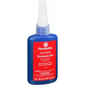 27150 Permatex - 50 Ml Bottle Red High Strength Threadlocker