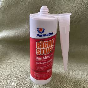 34425 Permatex Right Stuff 1 Minute Red High Temperature Gasket Maker 5 Oz