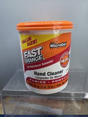35013 Permatex Fast Orange Pumice Cream Hand Cleaner 28oz Nos Old Formula New
