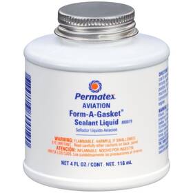 55874 Permatex Temperature Resistant Aviation Form-a-gasket Sealant 4 Oz. Easy Application