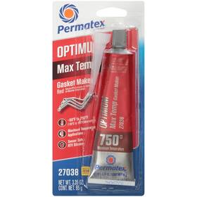 Permatex 686226270382 27038 Optimum Red High Temperature Gasket Maker 3.35 Oz Permatex 686226270382 27038 Optimum Red High Temperature Gasket Maker 3.35 Oz