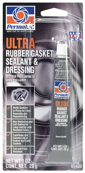 85409 Permatex Ultra Rubber Gasket Sealant And Dressing 1 Oz Tube Ounce