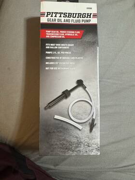63588 Pittsburgh Automotive Gear Oil And Fluid Pump