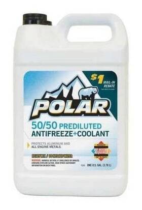 Po38af6p Polar 50/50 Prediluted Antifreeze Coolant Protection All In One - 1 Gallon