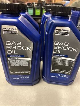 2870995 Polaris 1 Quart Premium Gas Shock Oil Quality Lot Of 2