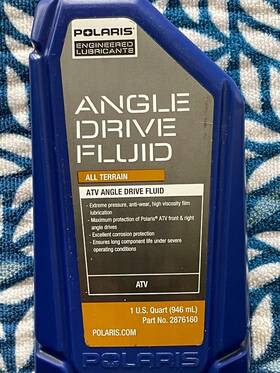 2876160 Polaris Angle Drive Fluid