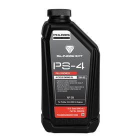2884536 Polaris Ps-4 Full Synthetic Oil 1 Quart Bottle Slingshot 4-cycle Engine