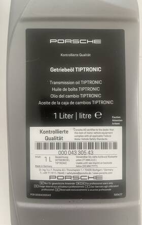 Porsche 000 043 305 43 One New Genuine Automatic Transmission Fluid 00004330543 For