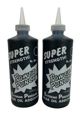 Power Punch 752395201004 Lot Of 2 Pack Extreme Pressure Gear Oil Additive Moly Concentrate