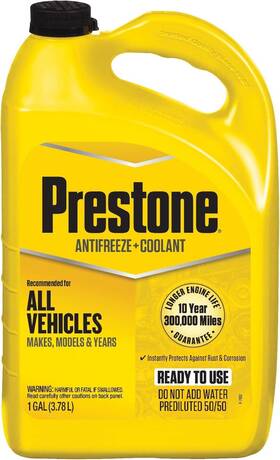 Prestone Af2100-6pk Extended Life 50/50 Antifreeze - 1 Gallon Pack Of 6