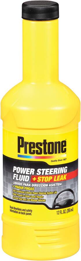Rqde-47p-a2 Prestone As262 Power Steering Fluid With Stop Leak 12 Oz.