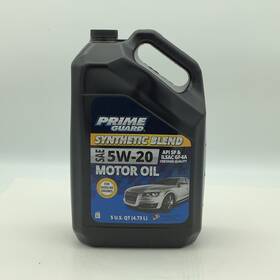 Prime Guard Pg5205q Synthetic Blend 5w-20 Sae Motor Oil 5 Qt