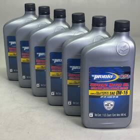 0w-16 Pronto 516pr 6-pack Full Synthetic Supreme Motor Oil Sae 1 Quart 0w-16 Pronto 516pr 6-pack Full Synthetic Supreme Motor Oil Sae 1 Quart