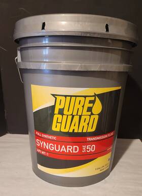 Pureguard P1027 Sae 50 Full Synthetic Manual Transmission Fluid Api Mt-1 Cd-50 5 Gal Pail