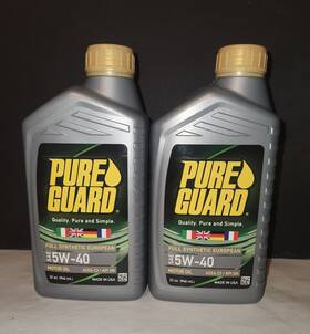 Pureguard P103- Sae 5w40 Full Synthetic Acea C3 And Api Sn/cf Diesel Gas 2 Quarts