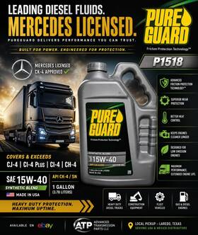 Pureguard P1518 Sae 15w40 Ck4/sn Cj4 Ci4 Plus Ch4 Sythetic Blend Oe 1 Gallon