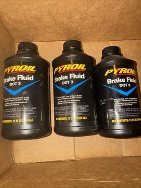 Pybf-12 Pyroil Brake Fluid Dot 3 36fl Oz