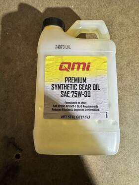 Gg90 Qmi Premium Synthetic Gear Dil Sae 75w-90