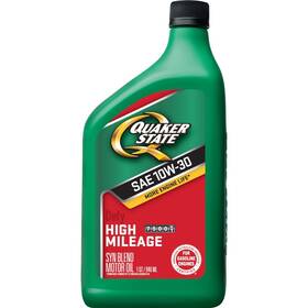 550043280 Quaker State High Mileage 10w-30 Motor Oil 1 Quart Pack Of 6