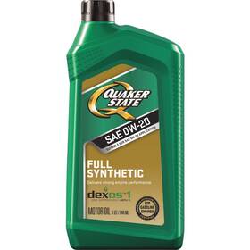 550046176 Quaker State Full Synthetic 0w-20 Motor Oil 1 Quart Pack Of 6