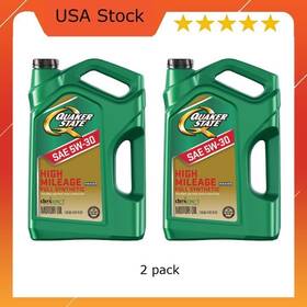 550069071 Quaker State Full Synthetic High Mileage 5w-30 Motor Oil 5 Quart X 2 Pack 550069071 Quaker State Full Synthetic High Mileage 5w-30 Motor Oil 5 Quart X 2 Pack