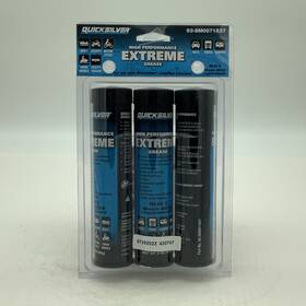 Quick Silver 92-8m0071837 Mercury / Quicksilver Extreme Grease 3 Oz. Cartridge Pack