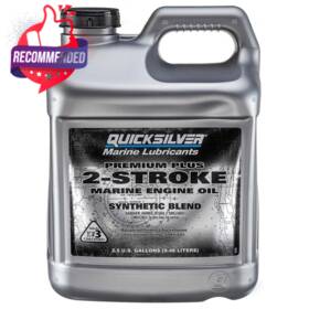 Quicksilver 858025q01 Premium Plus 2-stroke Synthetic Blend Marine Engine Oil 1 Gallon