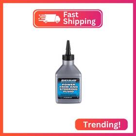 858074q01 Quicksilver Power Trim And Steering Fluid - 8 Oz. Bottle