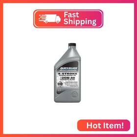 8m0078622 Quicksilver 25w-40 4-stroke Synthetic Blend Marine Engine Oil 1 Quart