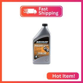 8m0128375 Quicksilver 15w-50 Full Synthetic Motorcycle Oil 1 Quart
