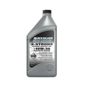8m0142135 Quicksilver 10w-30 4-stroke Synthetic Marine Engine Oil 1-quart Unspecified