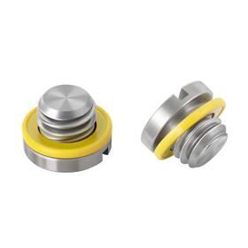 Rarayc 18-2244 Marine Lower Drain Plugs Seal Screw And Gasket For Mercruiser Mercury Yellow