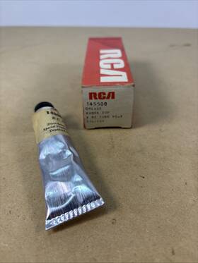 145508 Rca Vintage Nos Nib Silicone Grease 1 Oz Tube For Anode Cups Dc-3 New
