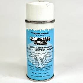 64-2321 Realistic Component Cooler 6 Oz. Spray Can Cat. No. Tandy Mostly Full