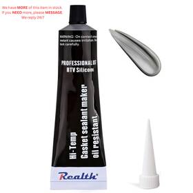 Sg410 Realth Silicone Gasket Maker Grey Oil 1 Pack High Temperature Rtv 3.53 Oz