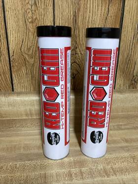 0135-b01-cr Red Gem 2 Pack Hi Temp Grease 14oz Each Brand New 0135-b01-cr Red Gem 2 Pack Hi Temp Grease 14oz Each Brand New